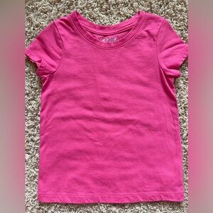 Girls Top Pink Short Sleeve Cat & Jack 4T